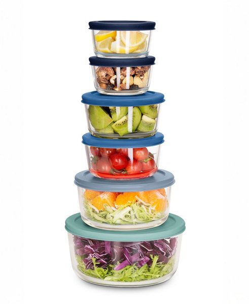 Art & Cook 12-pc glass storage set