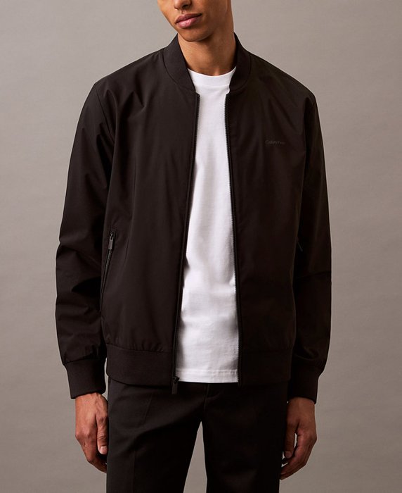Calvin Klein men's matte bomber jacket