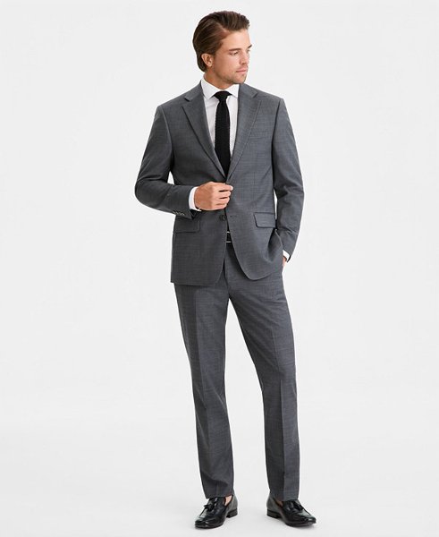 Calvin Klein slim wool-blend suit jacket
