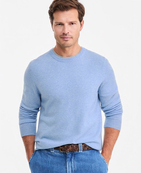 Club Room men's crewneck 100% cashmere sweater