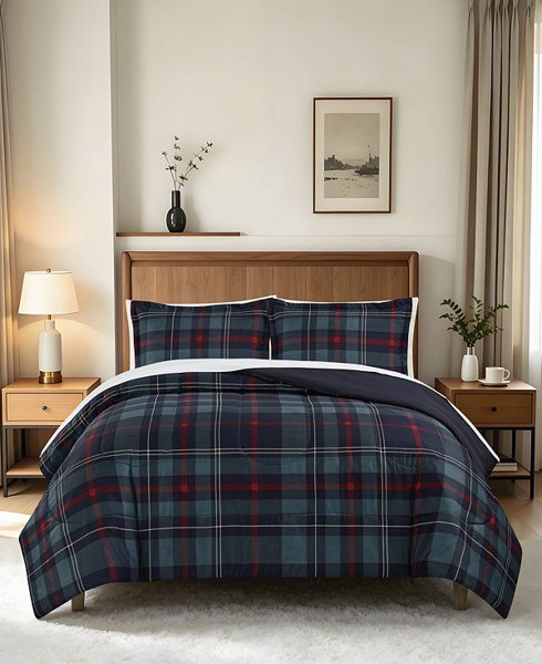Danny Plaid 3-pc comforter set