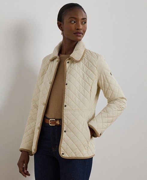 Lauren Ralph Lauren sherpa-collar coat