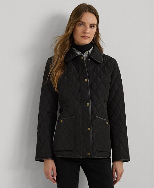 Lauren Ralph Lauren velboa-lined coat