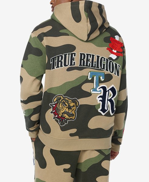 True Religion logo hoodie