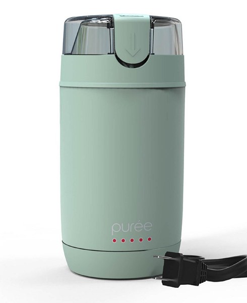 Tzumi Puree electric coffee bean, spice and herb grinder