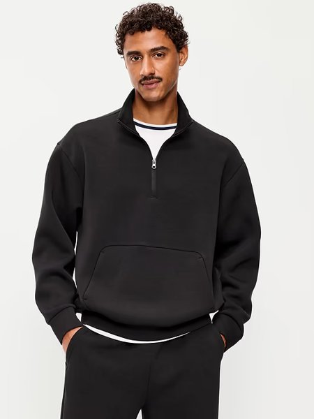 Old Navy Bounce Fleece oversized half-zip pullover
