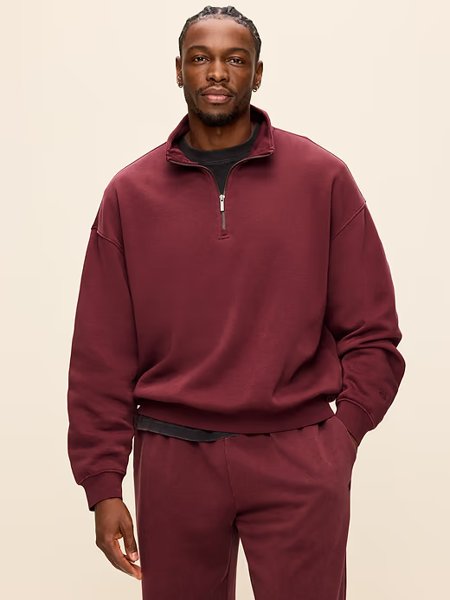 Old Navy men's Lived-In Pro quarter zip