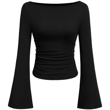 PRETTYGARDEN bell sleeve top
