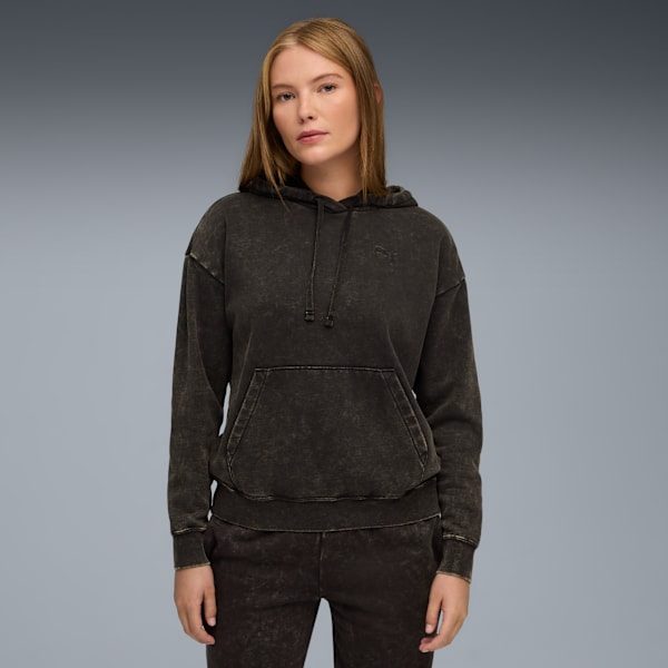PUMA women's acid wash hoodie