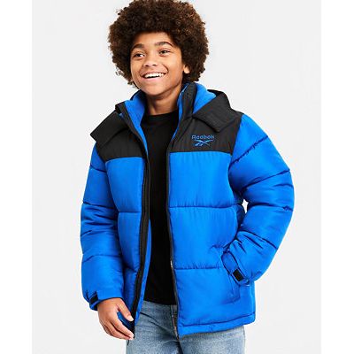 Reebok boys 5-20 hooded puffer jacket