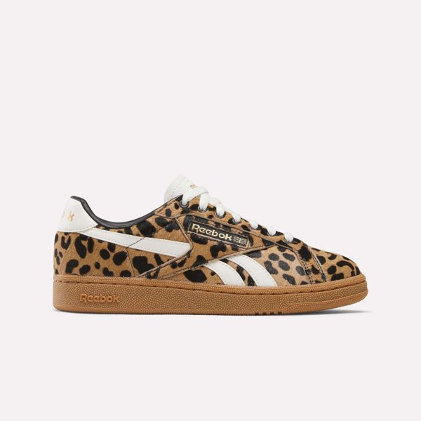 Reebok women's Club C Grounds UK shoes (Cheetah)