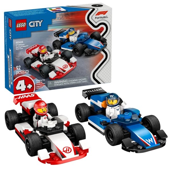 LEGO City F1 Williams & Haas cars 60464