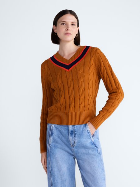 Free Assembly cable knit sweater