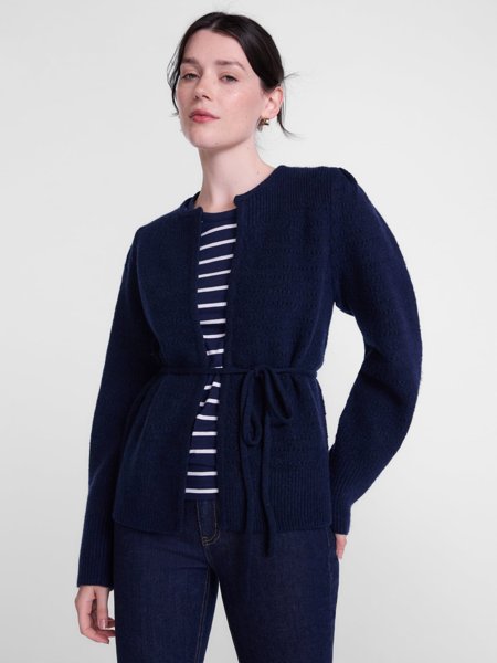 Scenario open tie cardigan