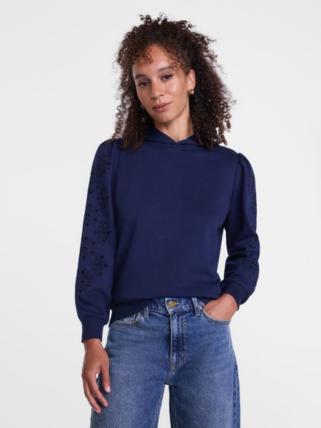 Scenario womens eyelet hoodie