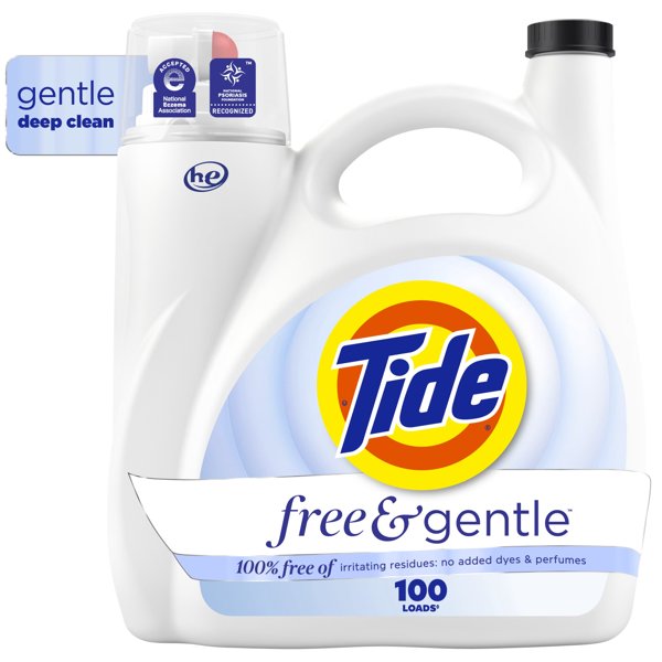 Tide Free & Gentle detergent 132 oz