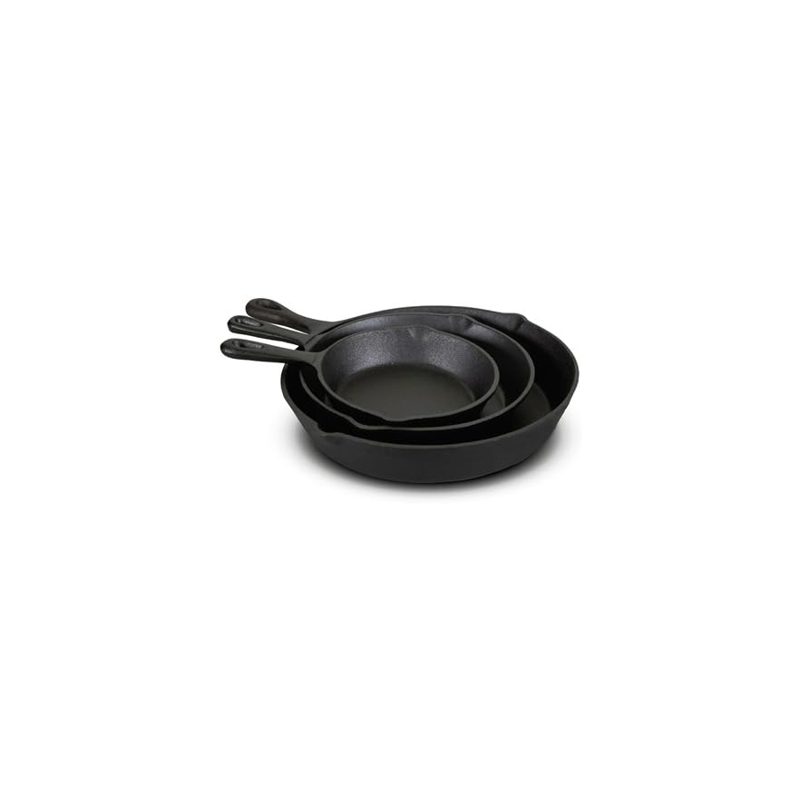 Jim Beam cast iron skillet set