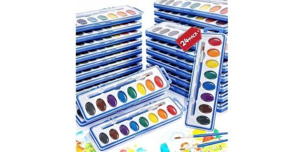 Kids watercolor paint set 24-pack