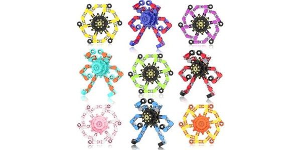 YIZER transformable fidget spinners, 9-pack