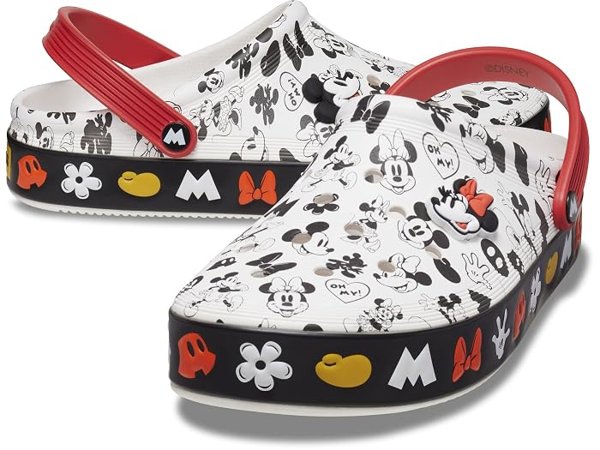 Crocs Disney Mickey Off Court Clog, unisex (White)