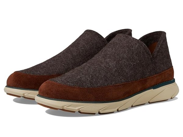 L.L.Bean Downeast Slip On Wool slippers, men's (Iron)
