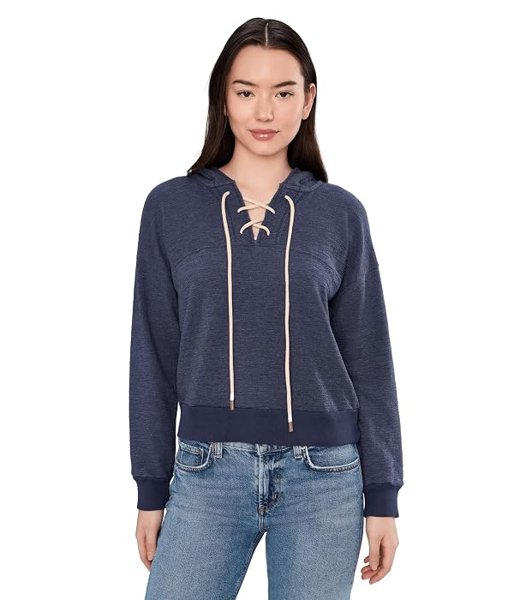 Mod-o-doc lace-up henley hoodie